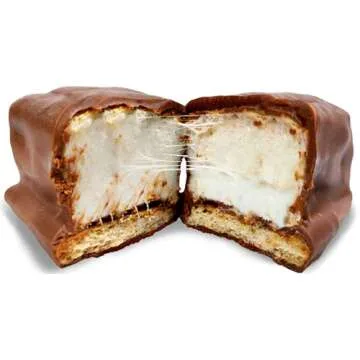 Gourmet Smores! Ready to Eat Handcrafted Milk Chocolate, Graham Cracker, Burnt Marshmallow Candy. S’more Cookie Bars (No need for Smores Kit, Maker, Caddy, Sticks or Fire Pit) 2 6-Packs - 12 Smores