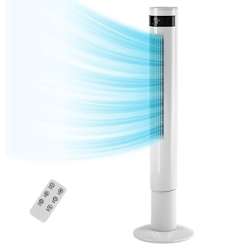 R.W.FLAME Tower Fan with Remote - Stylish, Quiet & Efficient Cooling