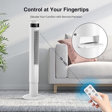 R.W.FLAME Tower Fan Remote Control Quiet Efficient Cooling