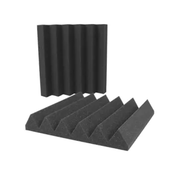 Foam Factory Acoustic Foam Panels Studio Soundproofing 24 Pack