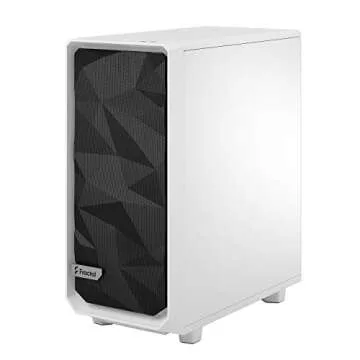 Fractal Design Meshify 2 Compact White ATX Flexible High-Airflow Tempered Glass Window Mid Tower Computer Case