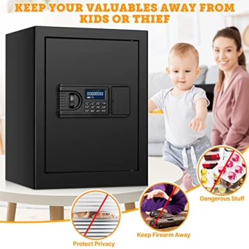 2.5 Cu ft Digital Security Safe Box - Fireproof & Waterproof