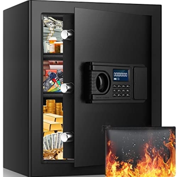 2.5 Cu ft Digital Security Safe Box - Fireproof & Waterproof