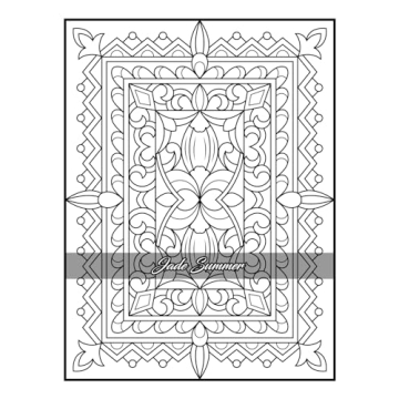 100 Amazing Patterns Adult Coloring Book for Relaxation