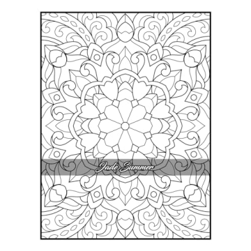 100 Amazing Patterns Adult Coloring Book for Relaxation