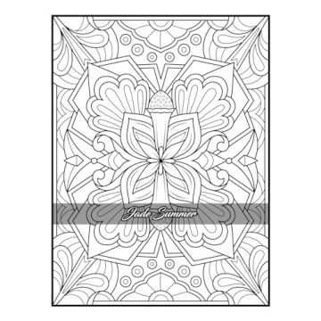 100 Amazing Patterns Adult Coloring Book for Relaxation