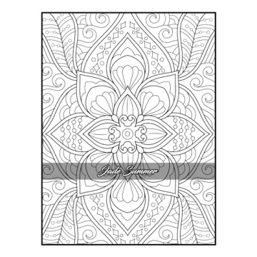 100 Amazing Patterns Adult Coloring Book for Relaxation