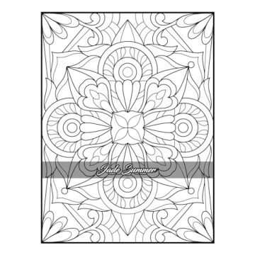 100 Amazing Patterns Adult Coloring Book for Relaxation