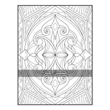 100 Amazing Patterns Adult Coloring Book for Relaxation