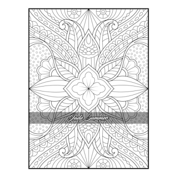 100 Amazing Patterns Adult Coloring Book for Relaxation