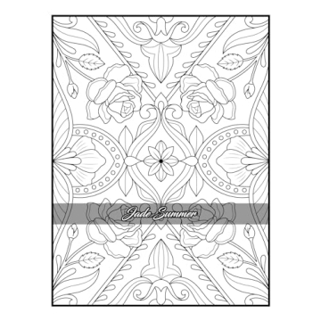 100 Amazing Patterns Adult Coloring Book for Relaxation