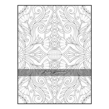 100 Amazing Patterns Adult Coloring Book for Relaxation