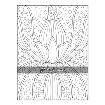 100 Amazing Patterns Adult Coloring Book for Relaxation