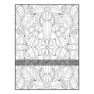 100 Amazing Patterns Adult Coloring Book for Relaxation