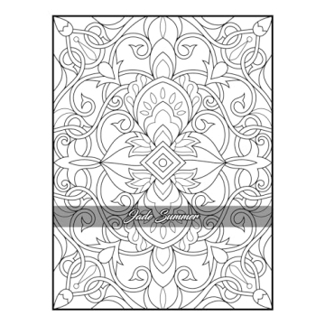100 Amazing Patterns Adult Coloring Book for Relaxation