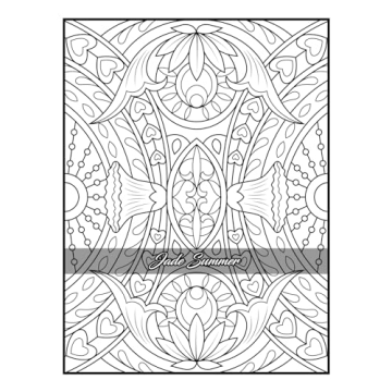100 Amazing Patterns Adult Coloring Book for Relaxation