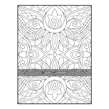 100 Amazing Patterns Adult Coloring Book for Relaxation
