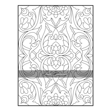 100 Amazing Patterns Adult Coloring Book for Relaxation