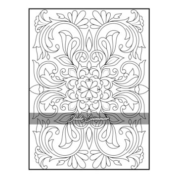 100 Amazing Patterns Adult Coloring Book for Relaxation