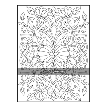 100 Amazing Patterns Adult Coloring Book for Relaxation