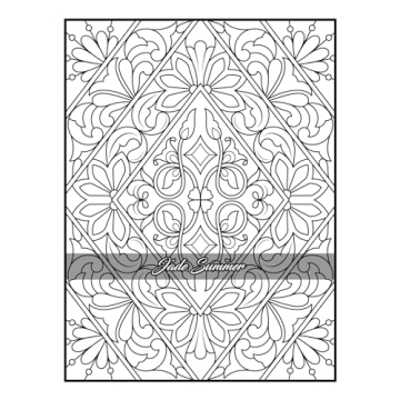 100 Amazing Patterns Adult Coloring Book for Relaxation
