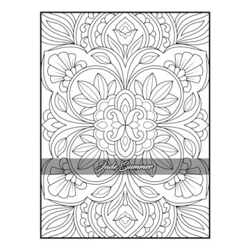 100 Amazing Patterns Adult Coloring Book for Relaxation