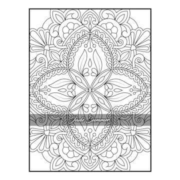 100 Amazing Patterns Adult Coloring Book for Relaxation