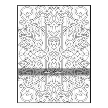 100 Amazing Patterns Adult Coloring Book for Relaxation