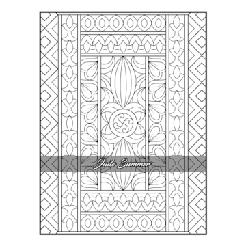 100 Amazing Patterns Adult Coloring Book for Relaxation