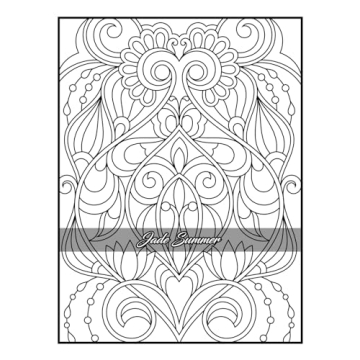 100 Amazing Patterns Adult Coloring Book for Relaxation