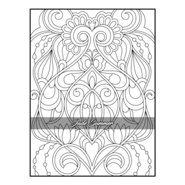 100 Amazing Patterns Adult Coloring Book for Relaxation