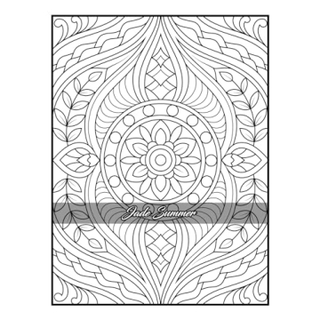 100 Amazing Patterns Adult Coloring Book for Relaxation