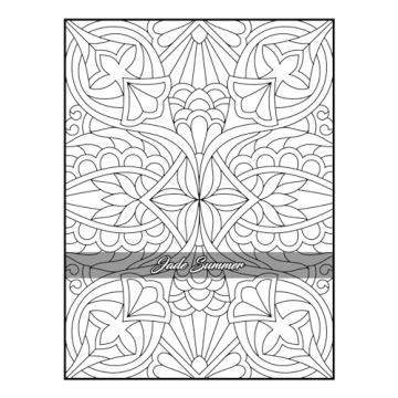 100 Amazing Patterns Adult Coloring Book for Relaxation