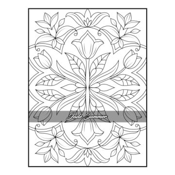 100 Amazing Patterns Adult Coloring Book for Relaxation