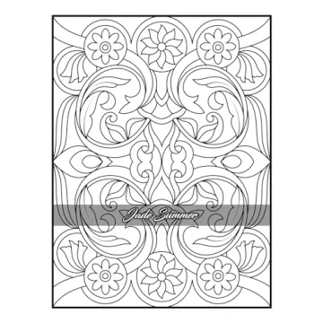 100 Amazing Patterns Adult Coloring Book for Relaxation
