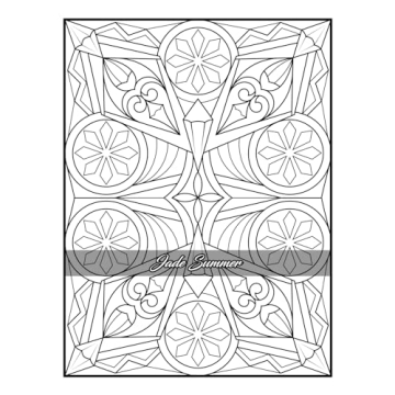 100 Amazing Patterns Adult Coloring Book for Relaxation