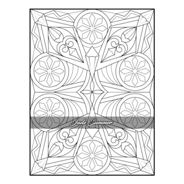 100 Amazing Patterns Adult Coloring Book for Relaxation