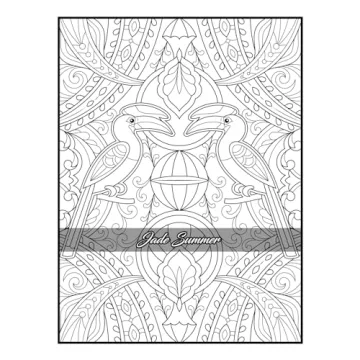 100 Amazing Patterns Adult Coloring Book for Relaxation