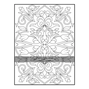 100 Amazing Patterns Adult Coloring Book for Relaxation