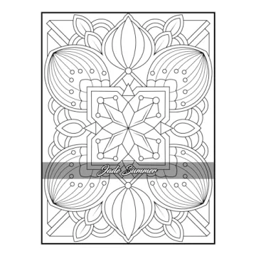 100 Amazing Patterns Adult Coloring Book for Relaxation