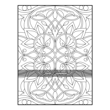 100 Amazing Patterns Adult Coloring Book for Relaxation