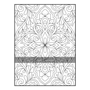 100 Amazing Patterns Adult Coloring Book for Relaxation