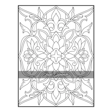 100 Amazing Patterns Adult Coloring Book for Relaxation