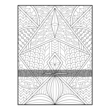 100 Amazing Patterns Adult Coloring Book for Relaxation