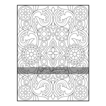 100 Amazing Patterns Adult Coloring Book for Relaxation