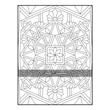 100 Amazing Patterns Adult Coloring Book for Relaxation