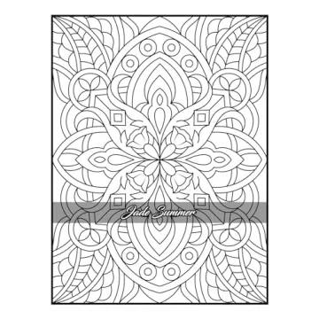 100 Amazing Patterns Adult Coloring Book for Relaxation