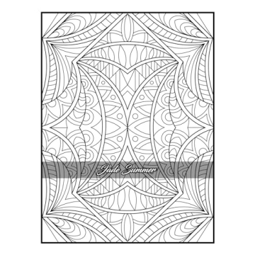 100 Amazing Patterns Adult Coloring Book for Relaxation