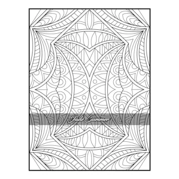 100 Amazing Patterns Adult Coloring Book for Relaxation