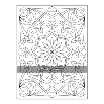 100 Amazing Patterns Adult Coloring Book for Relaxation